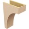 Ekena Millwork 7"W x 14"D x 21"H Classic Stockport Rough Cedar Woodgrain TimberThane Corbel, Primed Tan CORUR07X14X21STORCPR - alternate 3